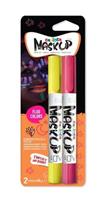 MASK UP FACE MARKERS 2 COL. NEON - GREEN/ORANGE - CARIOCA